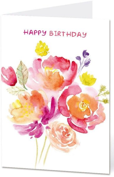 LUMA Geburtstagskarte Happy Birthday LU2033 DIN B6, 1 St.