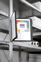 DURABLE Wand-Sichttafelsystem VARIO® MAGNET WALL 591801 DIN A4 schwarz mit 10 St. Sichttafeln, 1 St.
