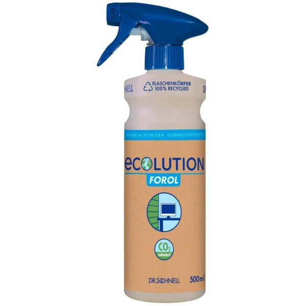 Dr. Schnell Sprühflasche ECOLUTION blau, transparent, 1 St.