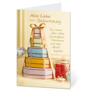 LUMA Geburtstagskarte Geschenke LU66 DIN B6, 1 St.