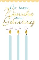 LUMA Geburtstagskarte Kerzen LU1428 DIN B6, 1 St.