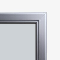 Showdown® Displays LED-Leuchtrahmen silber 2x DIN A4...