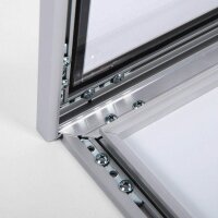 Showdown® Displays LED-Leuchtrahmen silber 2x DIN A4 50,5 x 2,3 x 47,7 cm, 1 St.