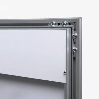 Showdown® Displays LED-Leuchtrahmen silber 2x DIN A4 50,5 x 2,3 x 47,7 cm, 1 St.