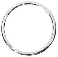 WEDO Schlüsselring silber, 100 St.