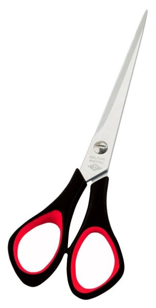 WEDO Linkshänder-Papierschere schwarz-rot 14,0 cm