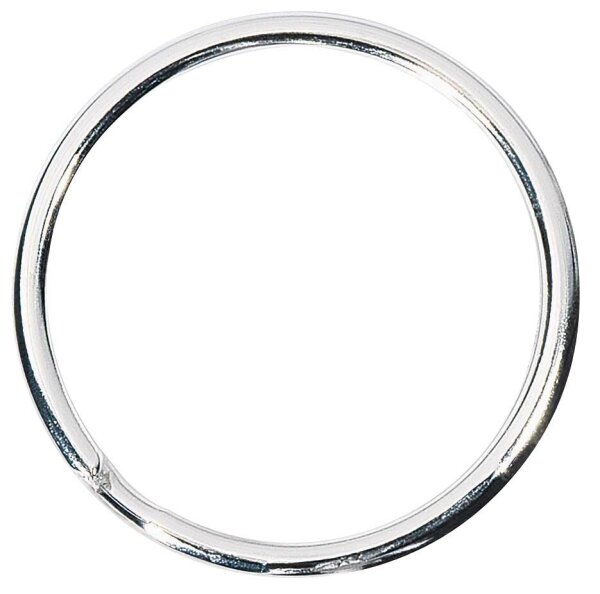 WEDO Schlüsselring silber, 100 St.