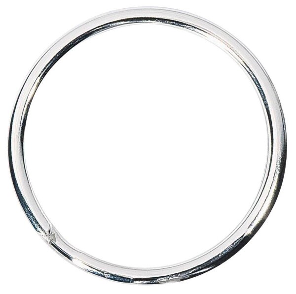 WEDO Schlüsselring silber, 100 St.