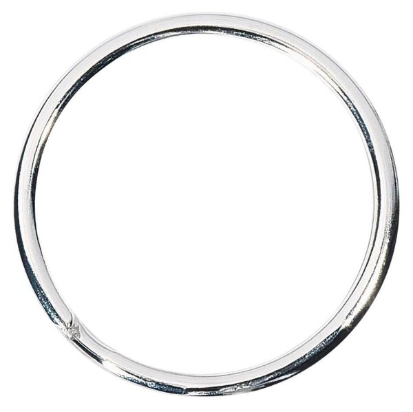 WEDO Schlüsselring silber, 100 St.