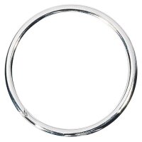 WEDO Schlüsselring silber, 100 St.