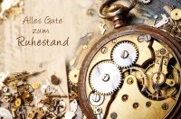 LUMA Ruhestand Karte Uhr LU35 DIN B6, 1 St.