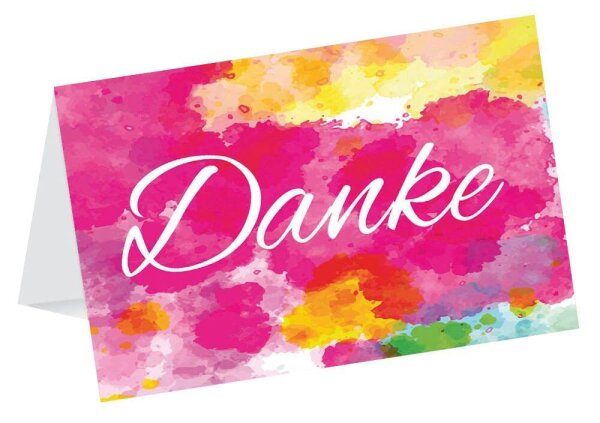 LUMA Dankeskarte Farben LU1855 DIN B6, 1 St.