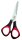 WEDO Papierschere schwarz-rot 15,5 cm