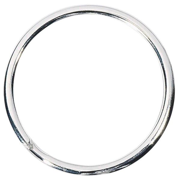 WEDO Schlüsselring silber, 100 St.