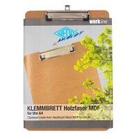 WEDO Klemmbrett 574104 DIN A4 braun Holz, 1 St.