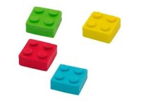 WEDO Radiergummis Bricky farbsortiert, 4 St.