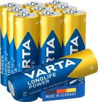 VARTA Batterien LONGLIFE Power Alkali-Mangan Mignon AA...