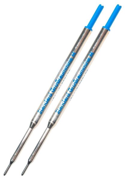 ONLINE® Kugelschreiberminen M blau, 2 St.