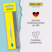 ONLINE® Kugelschreiberminen M blau, 1 St.