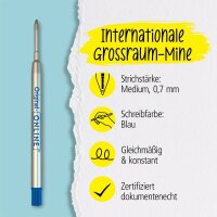 ONLINE® Kugelschreiberminen M blau, 1 St.