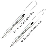 ONLINE® Kugelschreiberminen M schwarz, 1 St.