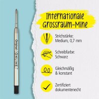 ONLINE® Kugelschreiberminen M schwarz, 1 St.