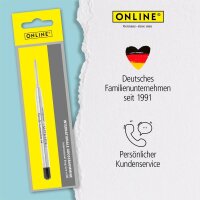 ONLINE® Kugelschreiberminen M schwarz, 1 St.