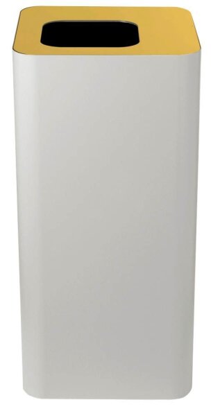 TKG Pure Mülleimer 100,0 l weiß, gelb, 1 St.