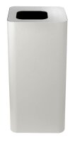 TKG Pure Mülleimer 100,0 l weiß, silber, 1 St.