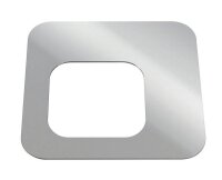 TKG Pure Mülleimer 100,0 l weiß, silber, 1 St.