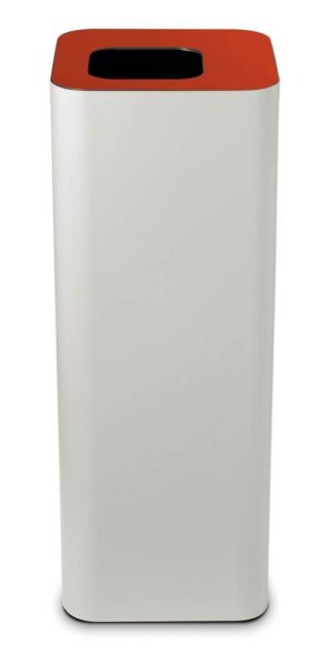 TKG Pure Mülleimer 60,0 l weiß, rot, 1 St.