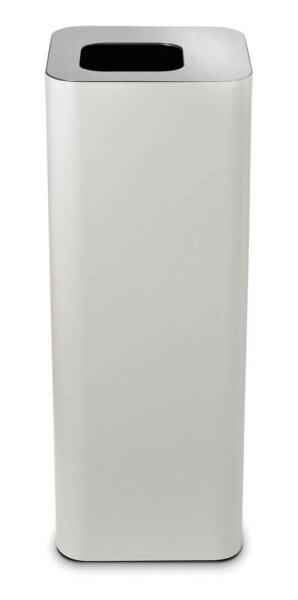 TKG Pure Mülleimer 60,0 l weiß, silber, 1 St.