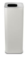 TKG Pure Mülleimer 60,0 l weiß, silber, 1 St.