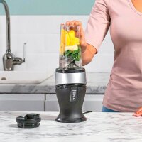 NINJA® QB3001EUS Smoothie-Maker schwarz/silber 700 W