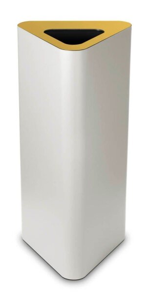 TKG Pure Mülleimer 60,0 l weiß, gelb, 1 St.