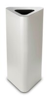 TKG Pure Mülleimer 60,0 l weiß, silber, 1 St.