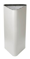 TKG Pure Mülleimer 60,0 l weiß, silber, 1 St.