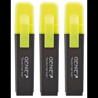 GENIE Textmarker gelb, 3 St.