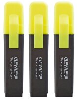 GENIE Textmarker gelb, 3 St.