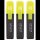 GENIE Textmarker gelb, 3 St.
