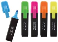GENIE Textmarker farbsortiert, 5 St.