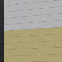 SIGEL Notizbuch ca. DIN A5 liniert, gelb Hardcover 200 Seiten, 1 St.