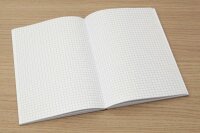 SIGEL Notizbuch ca. DIN A5 kariert, blau Hardcover 200 Seiten, 1 St.