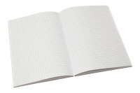 SIGEL Notizbuch ca. DIN A5 kariert, blau Hardcover 200 Seiten, 1 St.