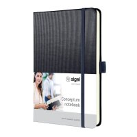 SIGEL Notizbuch Conceptum® ca. DIN A5 kariert, grey...