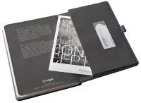 SIGEL Notizbuch Conceptum® ca. DIN A5 kariert, grey...