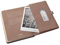 SIGEL Notizbuch Conceptum® ca. DIN A5 kariert, rose metallic Hardcover 194 Seiten, 1 St.