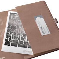 SIGEL Notizbuch Conceptum® ca. DIN A5 kariert, rose metallic Hardcover 194 Seiten, 1 St.