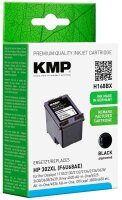 KMP H168BX schwarz Druckerpatrone kompatibel zu HP 302XL...
