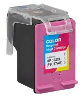 KMP H168CX color Druckerpatrone kompatibel zu HP 302XL (F6U67AE)